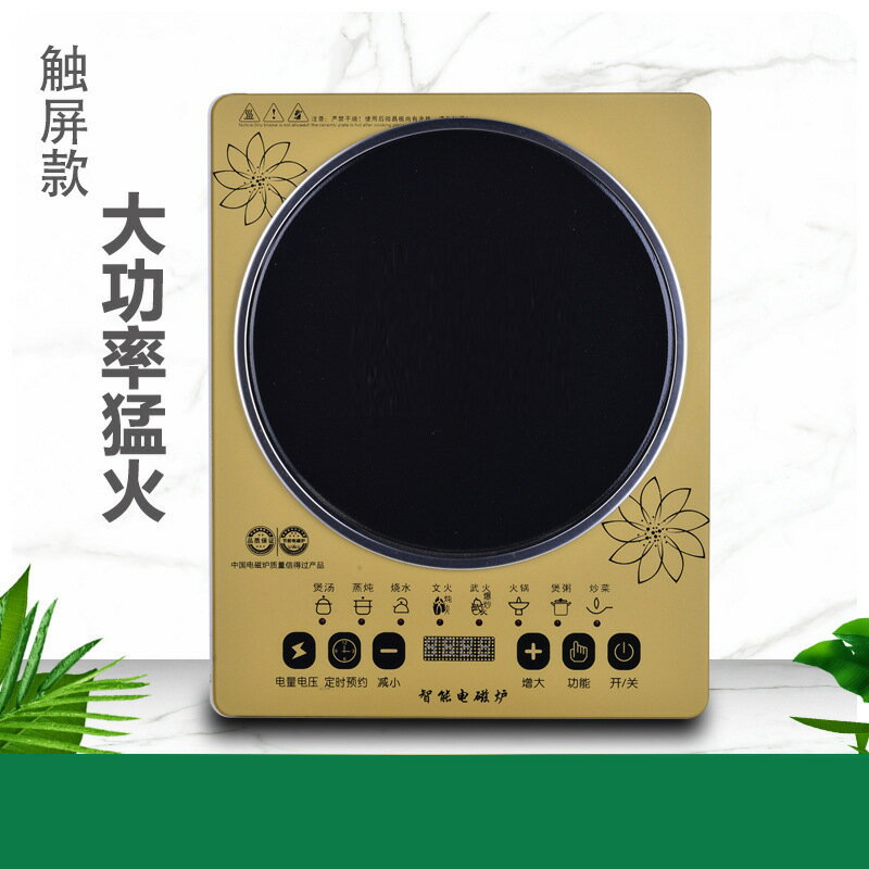 電磁爐家用廚房大功率觸控屏電池爐灶220v歐規110v禮品