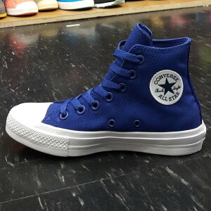 Converse Chuck Taylor All Star II 2代 高筒 藍色 寶藍色 帆布 LUNARLON 鞋墊 150146C