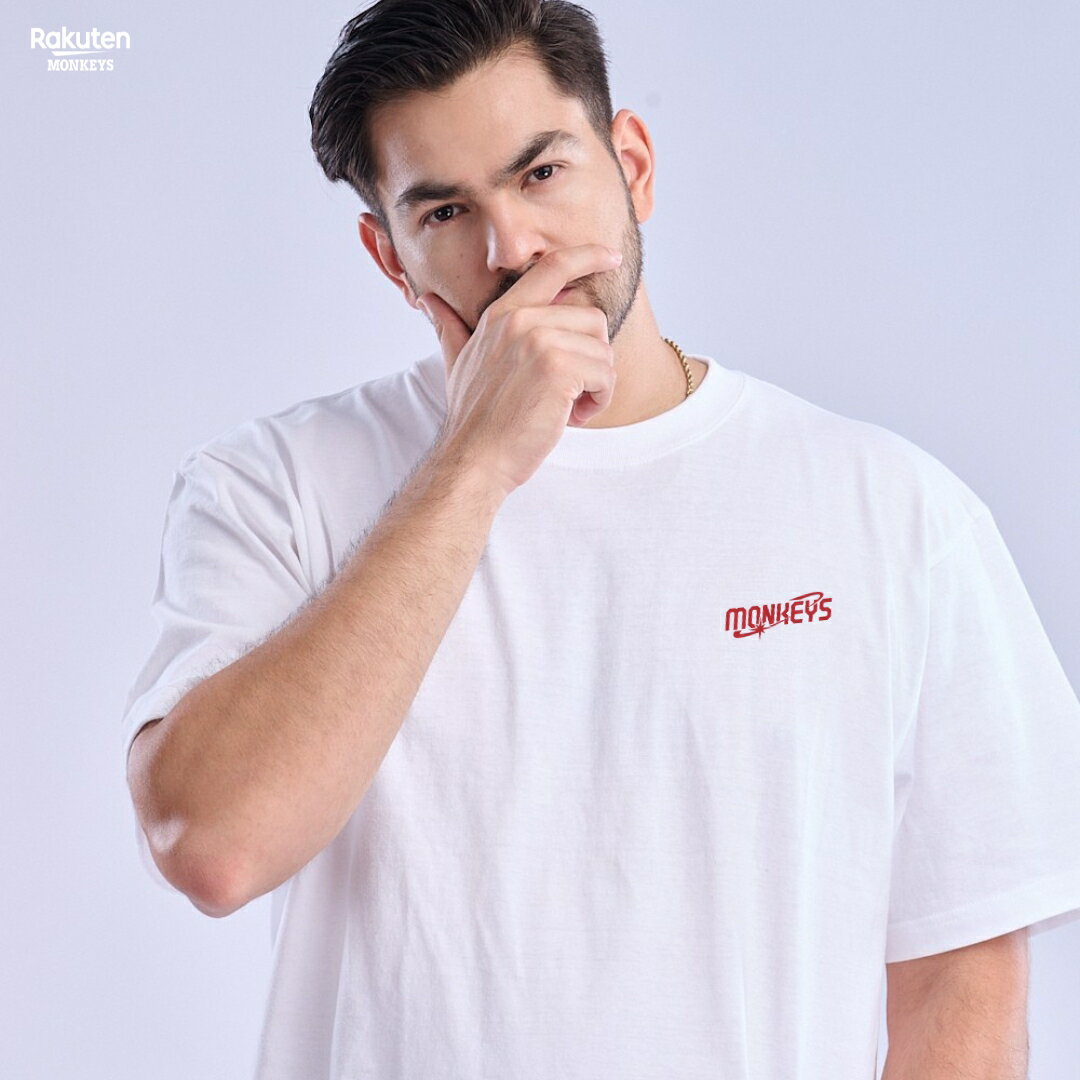 多猿宇宙 桃猿基地短T-白