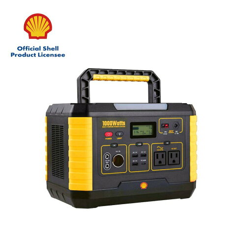 【含稅公司貨】SHELL 殼牌 MP1000 儲能行動電源 支援120W可折疊攜式太陽能板充電 露營、電動車旅充緊急充電 1