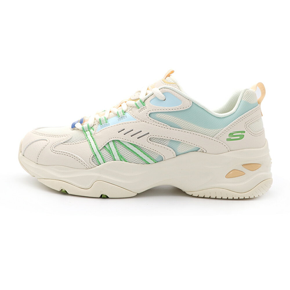 【最高折300】Skechers D Lite 米綠 網布 復古 輕量 休閒 運動鞋 女款 J2575【新竹皇家896205NTMT】