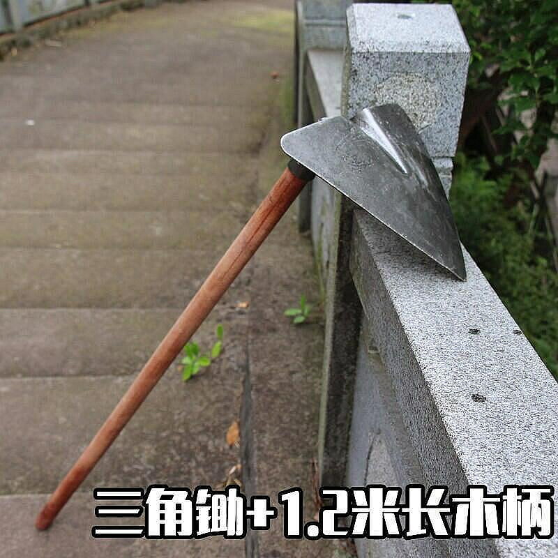 全鋼鋤頭耙子除草專用鬆土農用種菜園藝工具家用挖地多功能神器