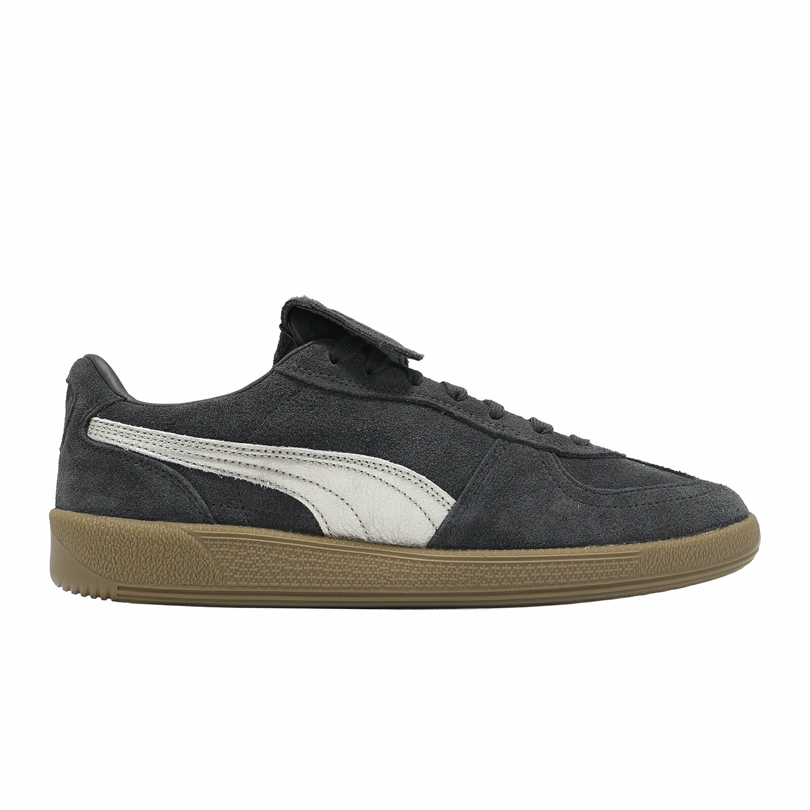 Puma 休閒鞋 Palermo Premium Metallic 男鞋 女鞋 灰 白 麂皮 復古 德訓鞋 404021-02 1