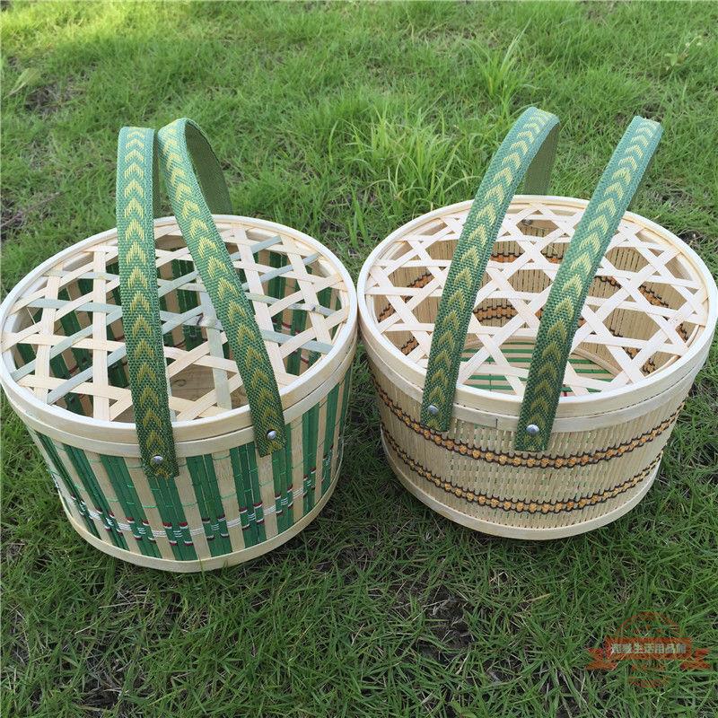 小籃子藤筐裝雞蛋的竹籃子編織竹籃收納籃竹筐竹簍竹包裝廠家批發