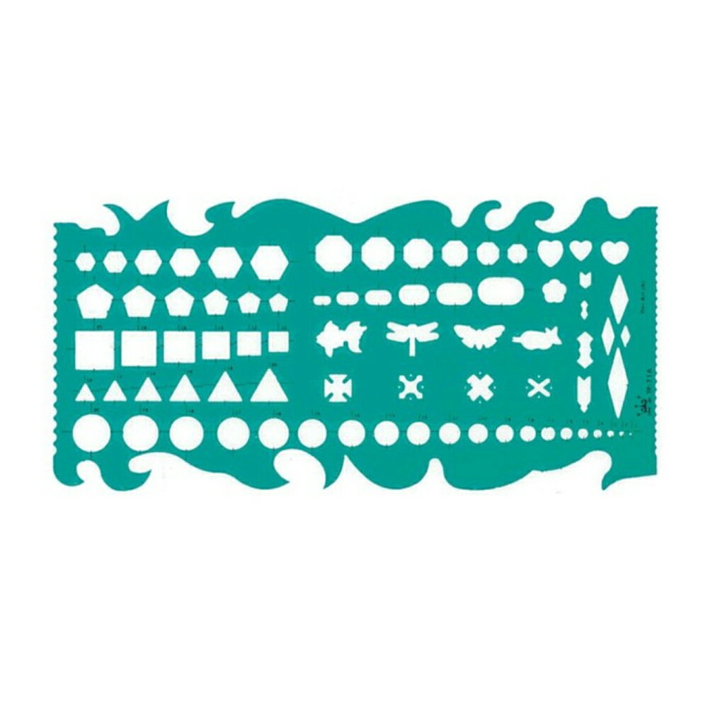 徠福 美術定規160x330x0.5mm /片 TP-71A【APP滿額下單10%點數(單一帳號最高1000點)】9/30止