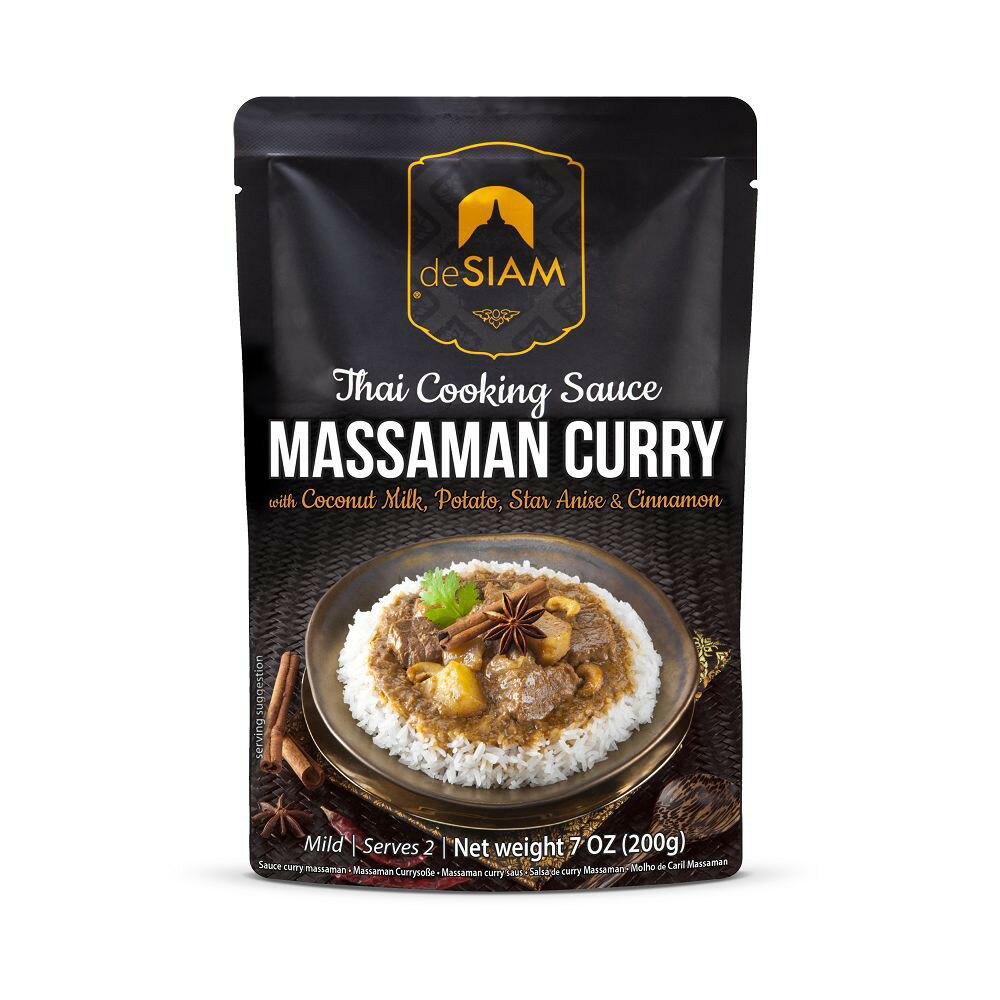 deSIAM暹羅泰式瑪斯曼咖哩醬包 Massaman Curry Sauce 200g