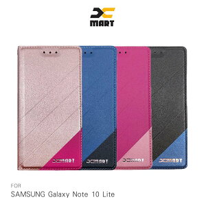 XMART SAMSUNG Galaxy Note 10 Lite 磨砂皮套 掀蓋 可站立 插卡 撞色【APP下單最高22%點數回饋】