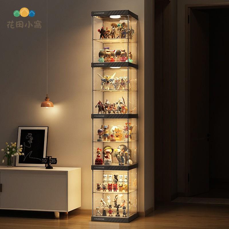 免運/公司貨 展示櫃 手辦展示櫃 透明櫃手辦展示櫃 收納盒模型家用適用樂高透明高達玩具積木架子 可開發票 全館八折 工廠現貨直銷 新品特價 h1091
