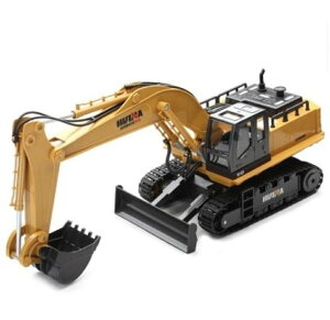 電動挖掘機玩具大號遙控挖掘機充電動合金工程車無線 LX 全館免運