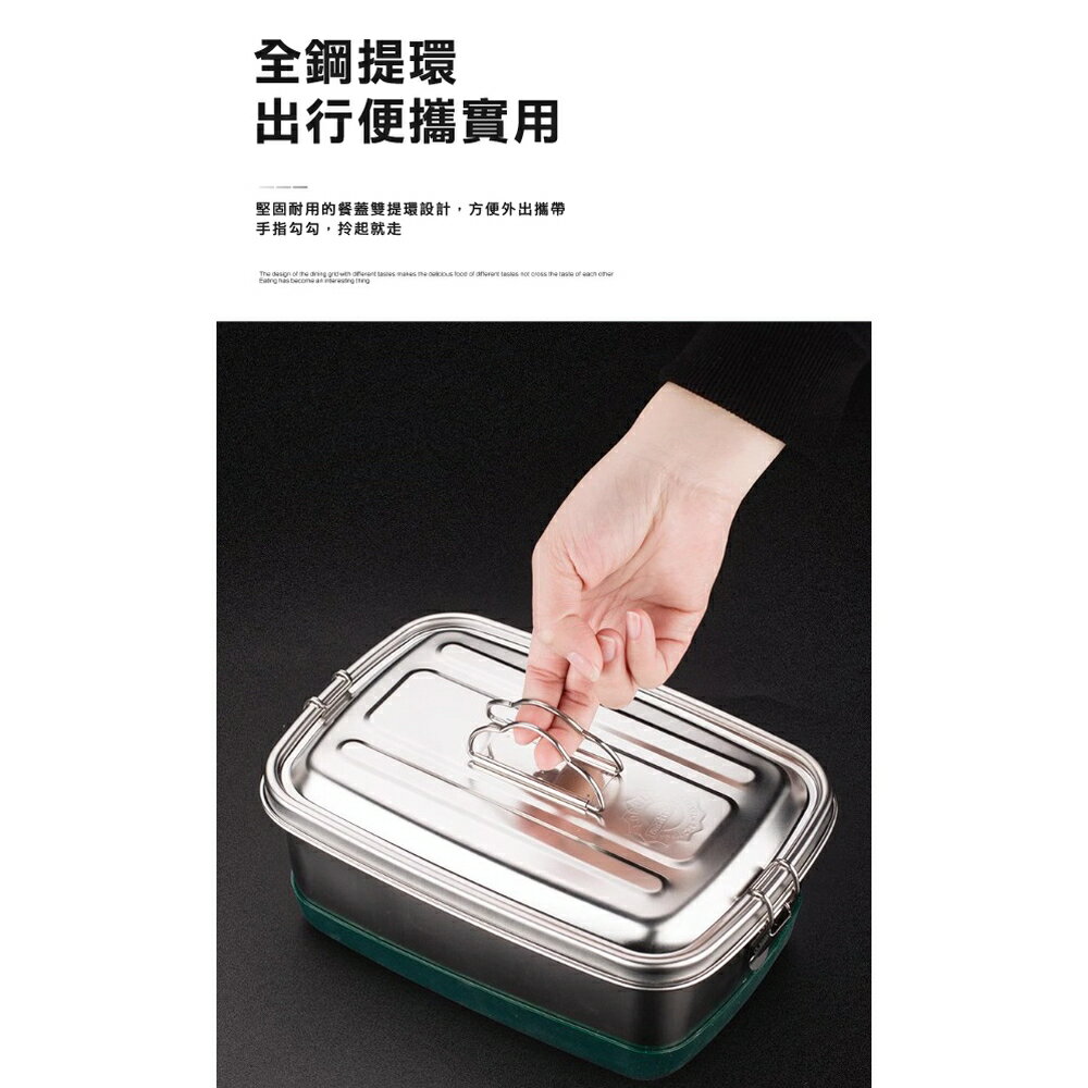 [現貨]便當盒 不鏽鋼便當盒 可蒸便當盒 不銹鋼便當盒 雙層 分隔便當盒 加熱餐盒 雙層分隔式不鏽鋼便當盒 7