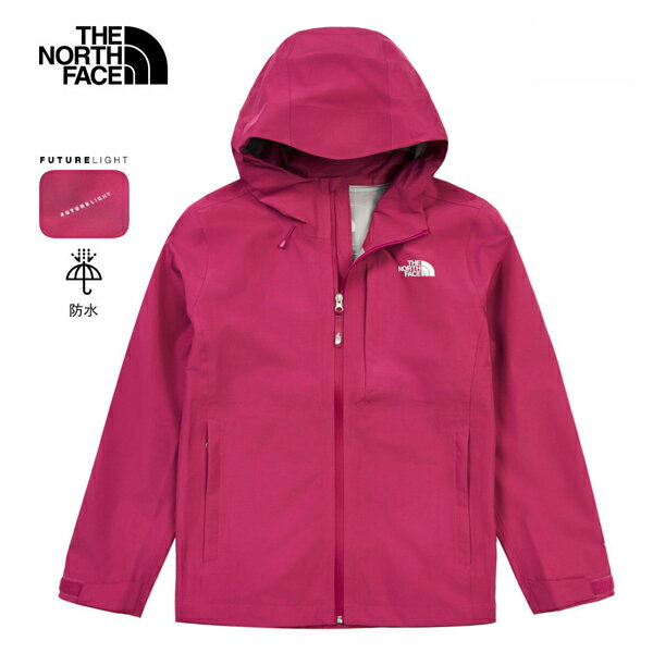美國[The North Face]M DRYZZLE FUTURELIGHT 2 J 防水透氣外套（粉紅） / 輕量設計 / 防風耐用