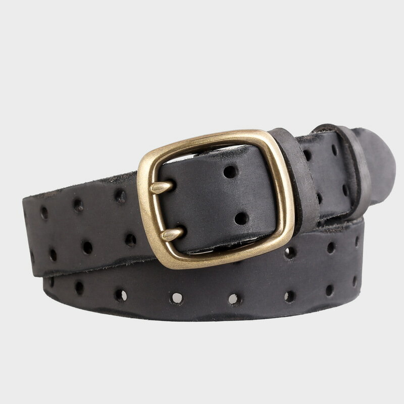 現貨+預購 100%真皮皮帶男牛皮腰帶商務皮帶手工皮帶休閒男襯衫牛仔西裝褲-做舊復古3色74jp108【獨家進口】【米蘭精品】