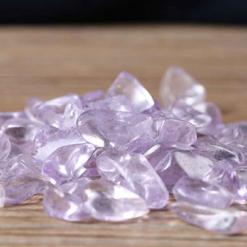 七寶石紫水晶圓潤透亮佛教用品佛像佛塔裝物供曼扎盤八供3元1兩