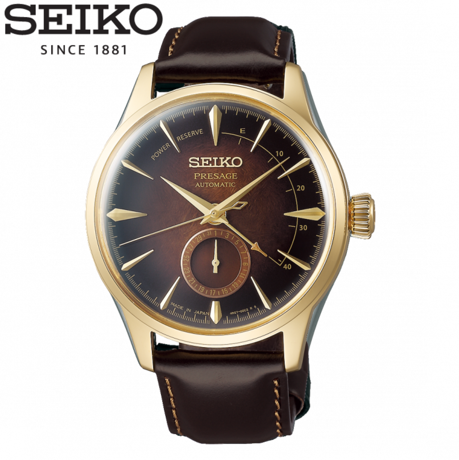 SEIKO Presage Cocktail 調酒師動力儲存顯示限量機械錶 SSA392J1(4R57-00M0B)/40.5mm