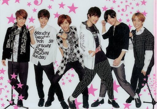 SixTONES A4檔案夾傑尼斯銀座2016