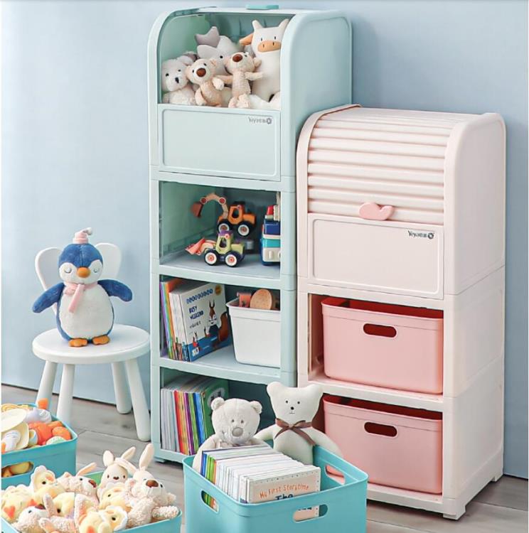 抽屜式收納箱塑料寶寶玩具儲物筐衣物櫃子兒童零食雜物整理箱