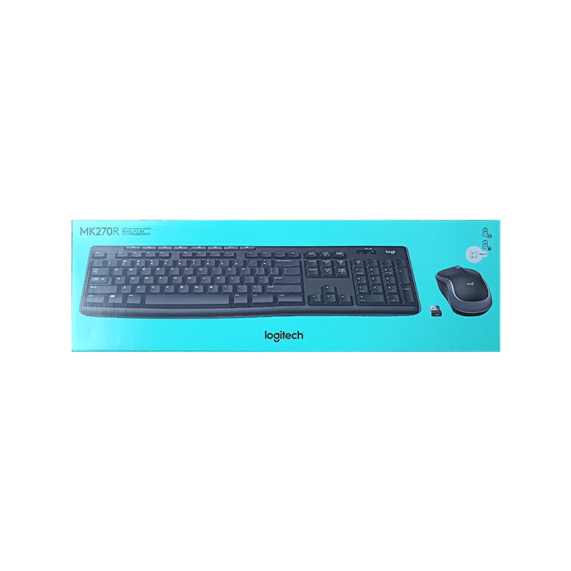 【CUBE卡最高10%回饋】Logitech 羅技 MK270r 無線滑鼠鍵盤組《原廠公司貨 / 繁體中文版 / 注音/ 倉頡》 1