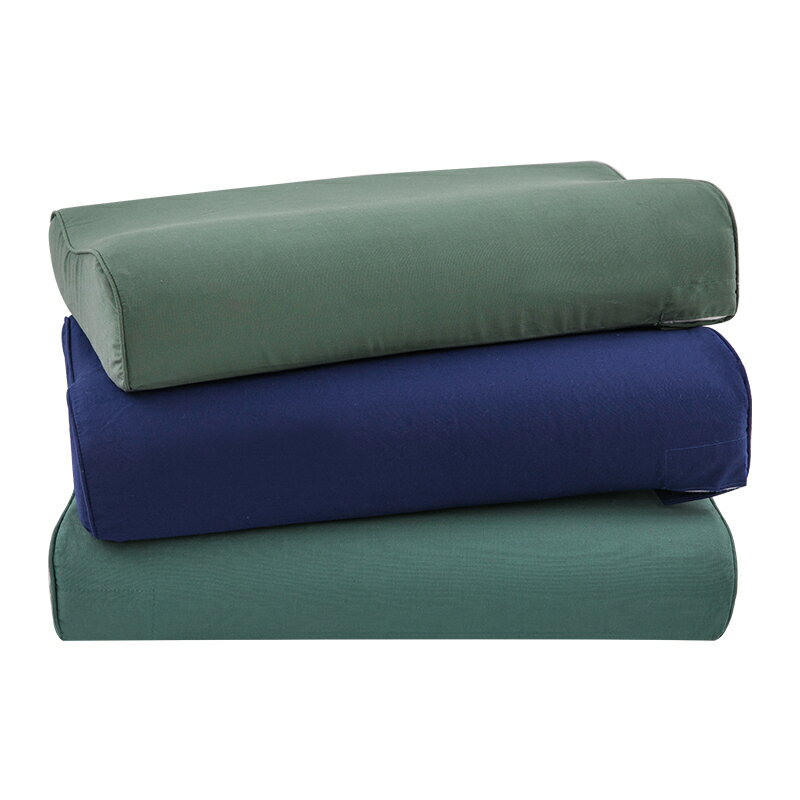 正品天然乳膠枕頭制式單人軍綠色棉枕套護頸枕男學生宿舍專用枕芯