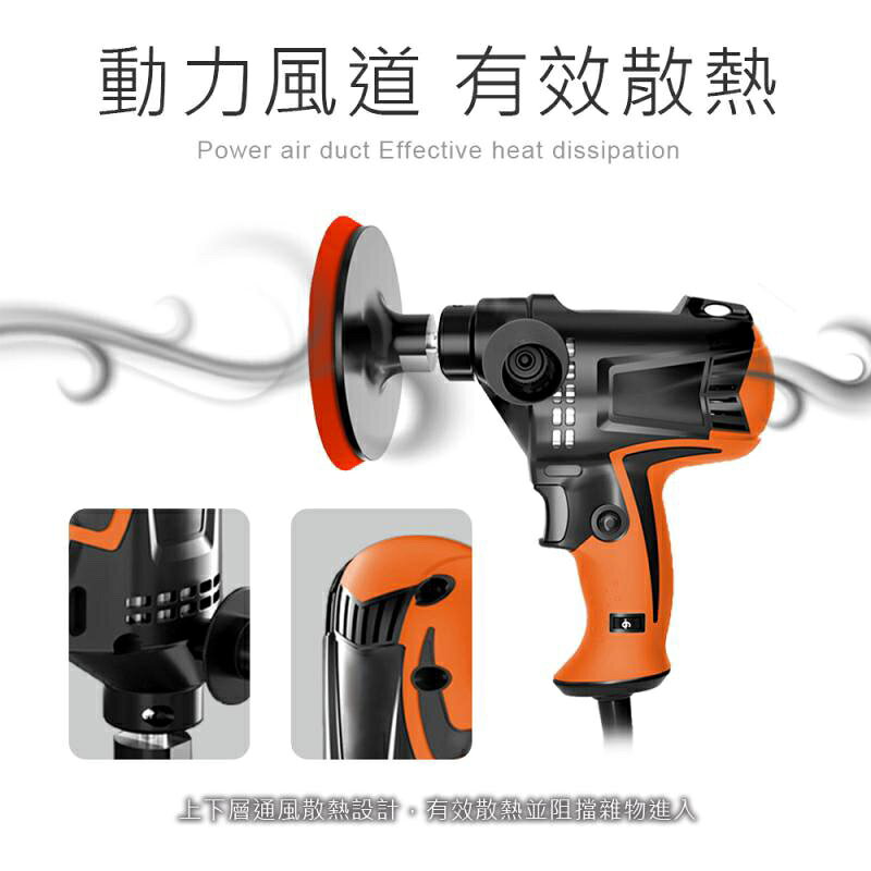 強強滾生活 HANLIN-DLG125 輕巧調速5寸拋光打蠟機 2