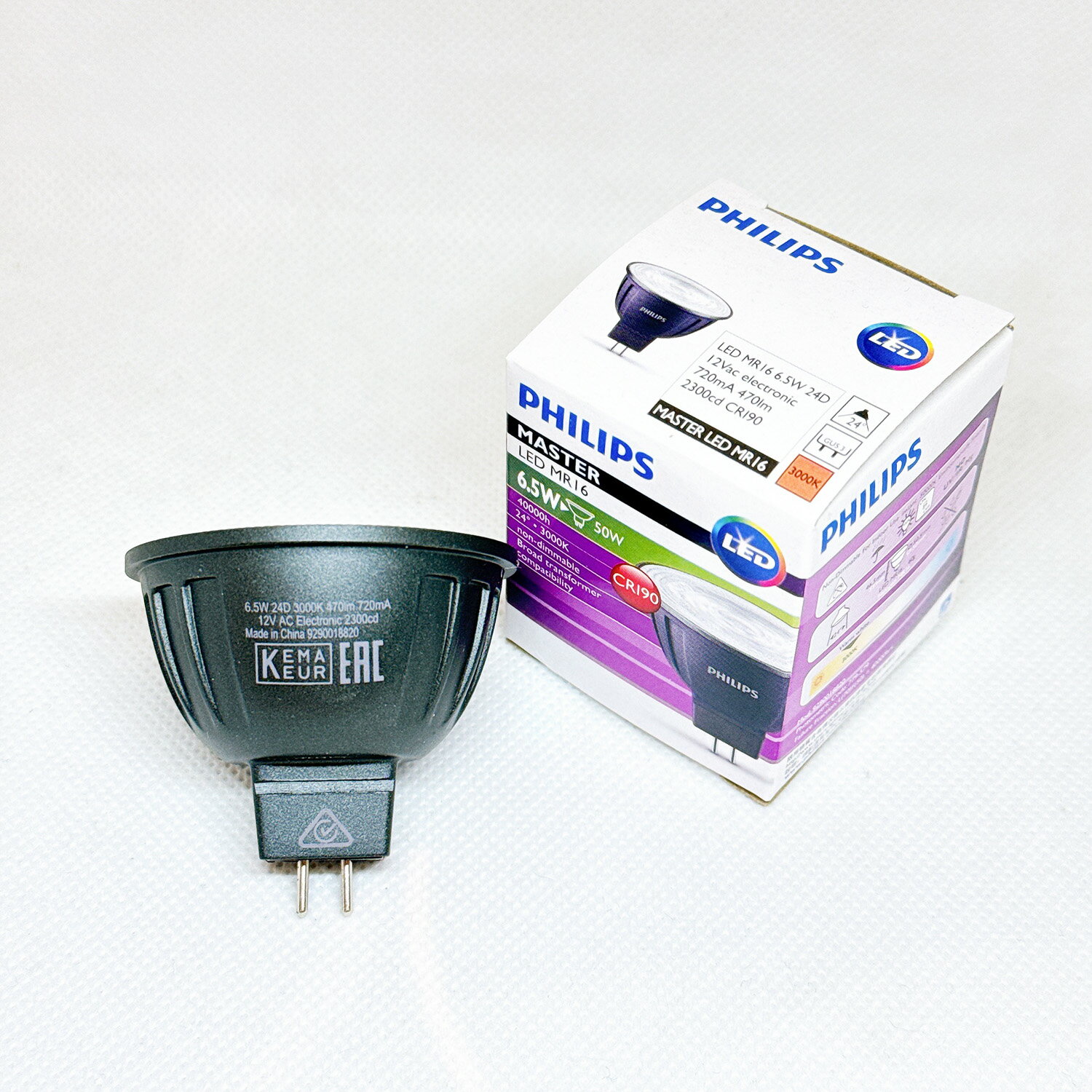 PHILIPS 飛利浦 LED MR16 6.5W 24D 36D 2700K 3000K 4000K 杯燈 不可調光 1