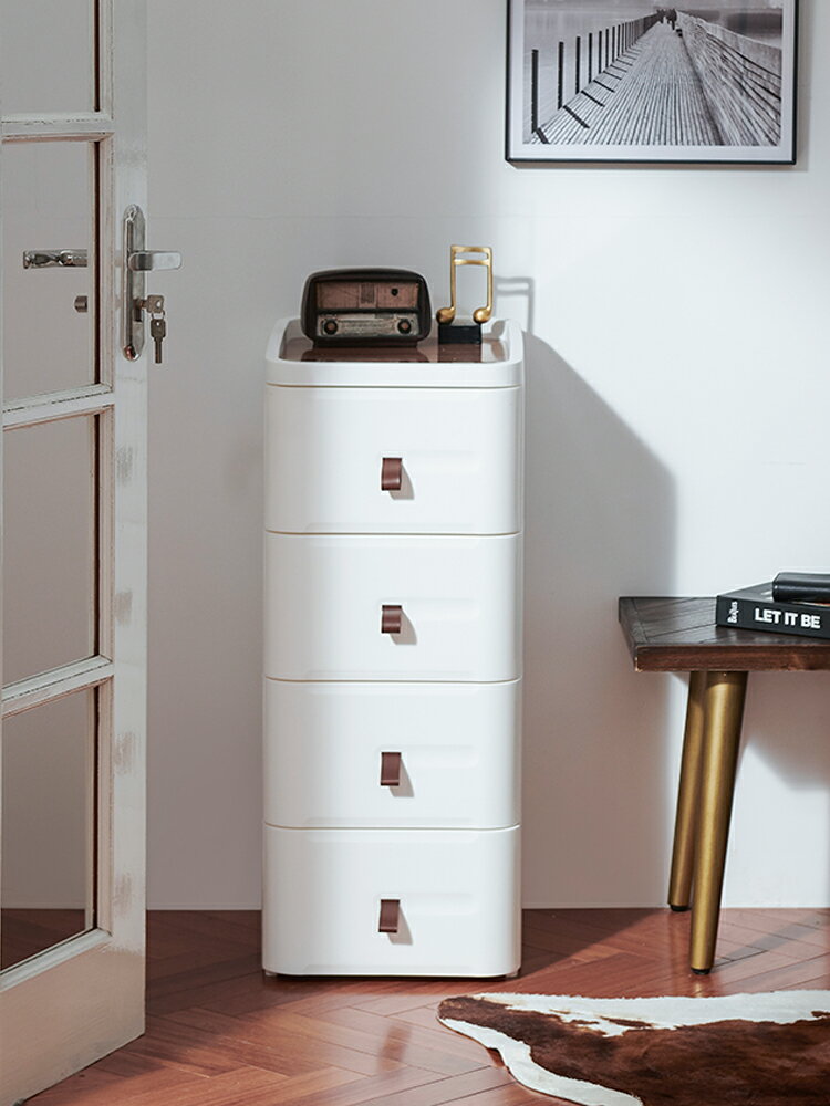 Minimalist bedside table shelf, modern storage cabinet, simple bedroom bedside storage box, mini small storage cabinet.