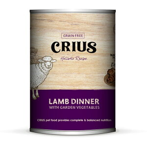 【CRIUS 克瑞斯】天然紐西蘭無穀犬用主食餐罐-牧野羊 375G