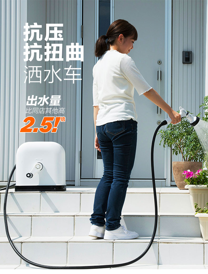 家用園藝花園澆花澆水神器愛麗絲水管軟管洗車灑水噴水槍