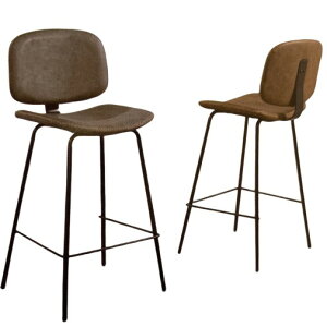 《Chair Empire》工業風吧台椅/工業餐椅/餐椅/吧椅/高腳椅/工業風皮墊吧台椅/鐵藝吧椅161-5