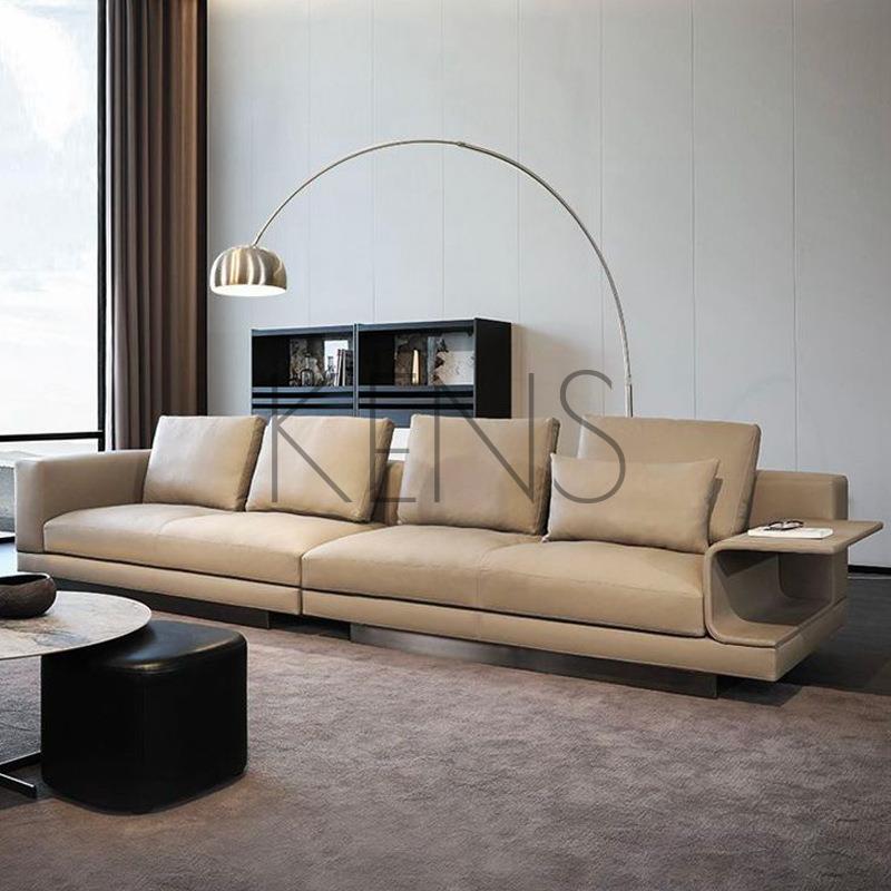 【KENS】沙發 沙發椅 意式極簡沙發康納利意大利設計師簡約大戶型客廳頭層真皮沙發組合
