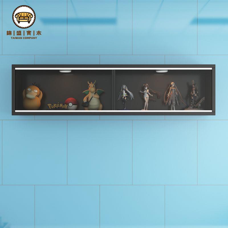 高階手辦收納櫃 多層透明防塵展示盒 模型玩具收藏必備實木生態板鋼化玻璃移門廚房吊櫃 書櫃 儲物櫃手 辦展示櫃 傢俱可定製免運 工廠直銷 開立發票j227