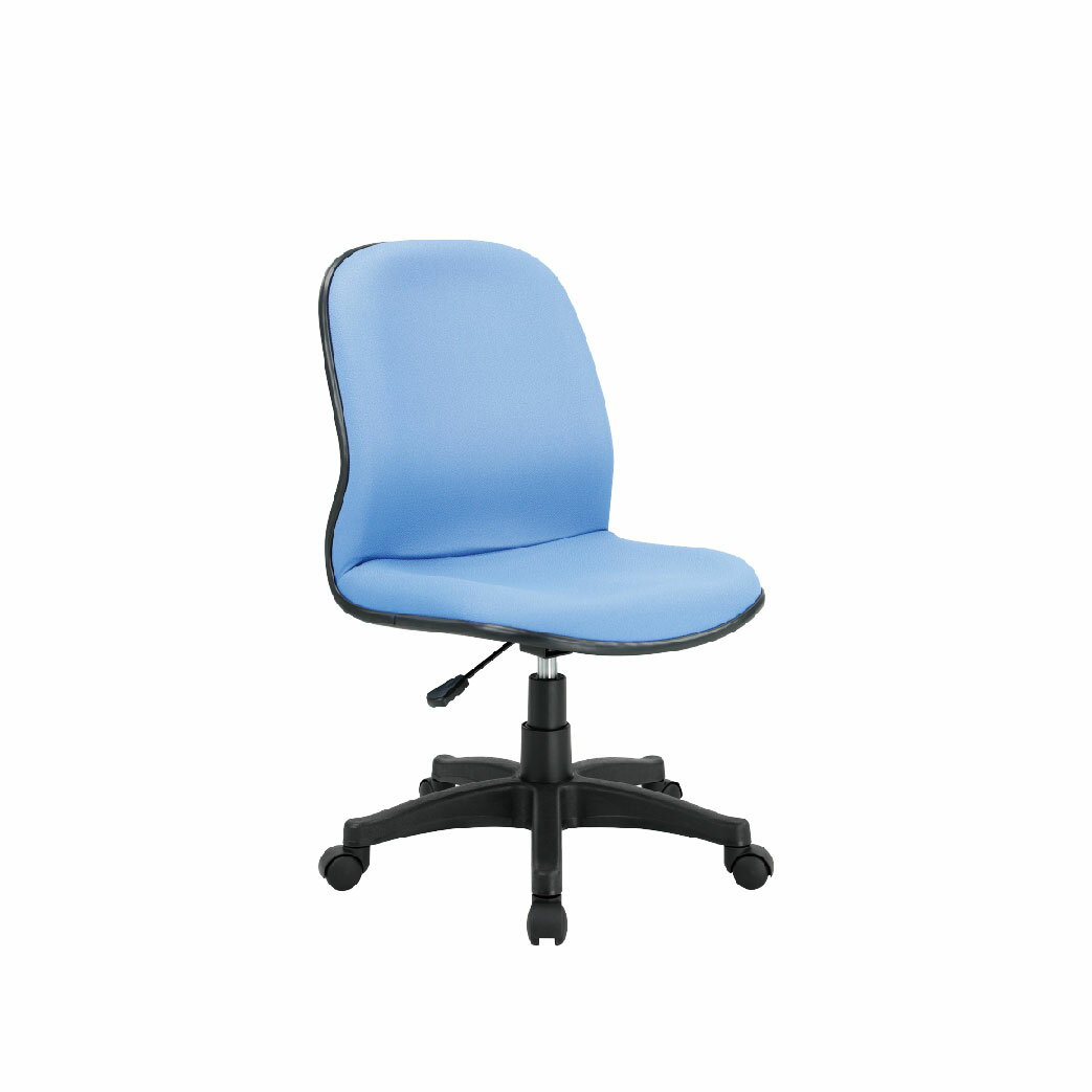 蘇菲亞辦公椅 低背(無扶手)-淺藍 SP03G