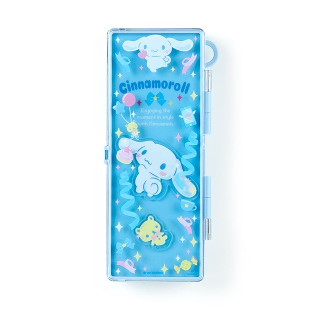 【震撼精品百貨】大耳狗 Cinnamoroll~日本三麗鷗Sanrio大耳狗 掀蓋式方形硬殼鉛筆盒*93203