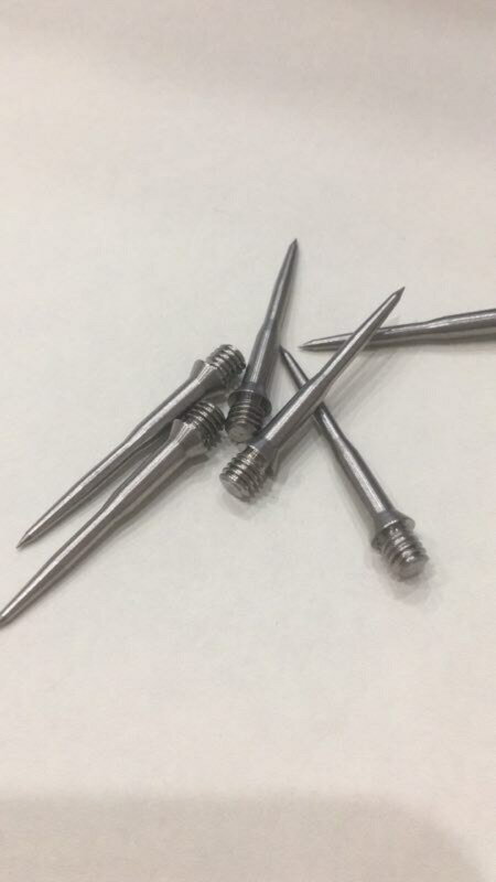 2BA轉硬式飛鏢針，硬靶專用鏢頭，電子飛鏢硬式轉換針，安全軟頭轉硬針飛鏢針耐磨鋼針標針頭 不鏽鋼鏢頭 1