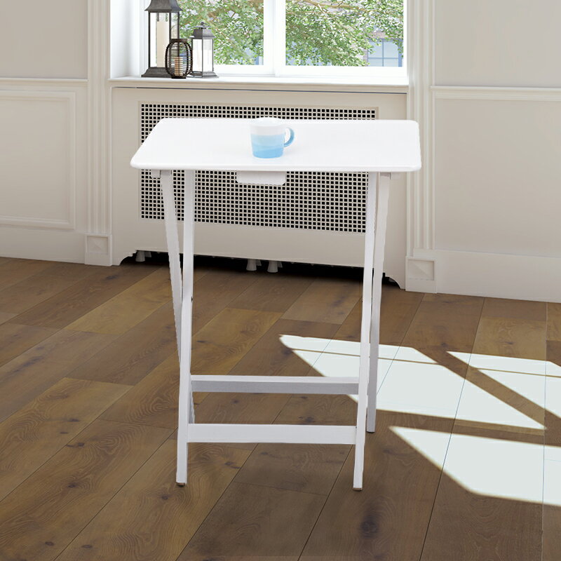 電腦桌實木烤漆簡易可折疊寫字桌臥室學生書桌簡約現代家用小桌子
