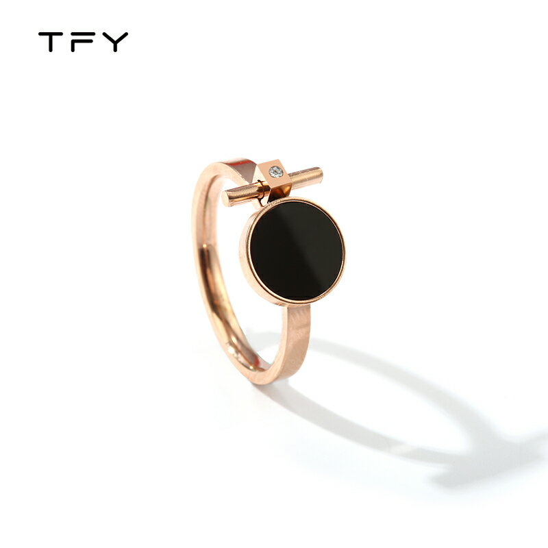 TFY冷淡風食指戒指女ins潮時尚復古個性歐美大氣小眾設計指環潮人