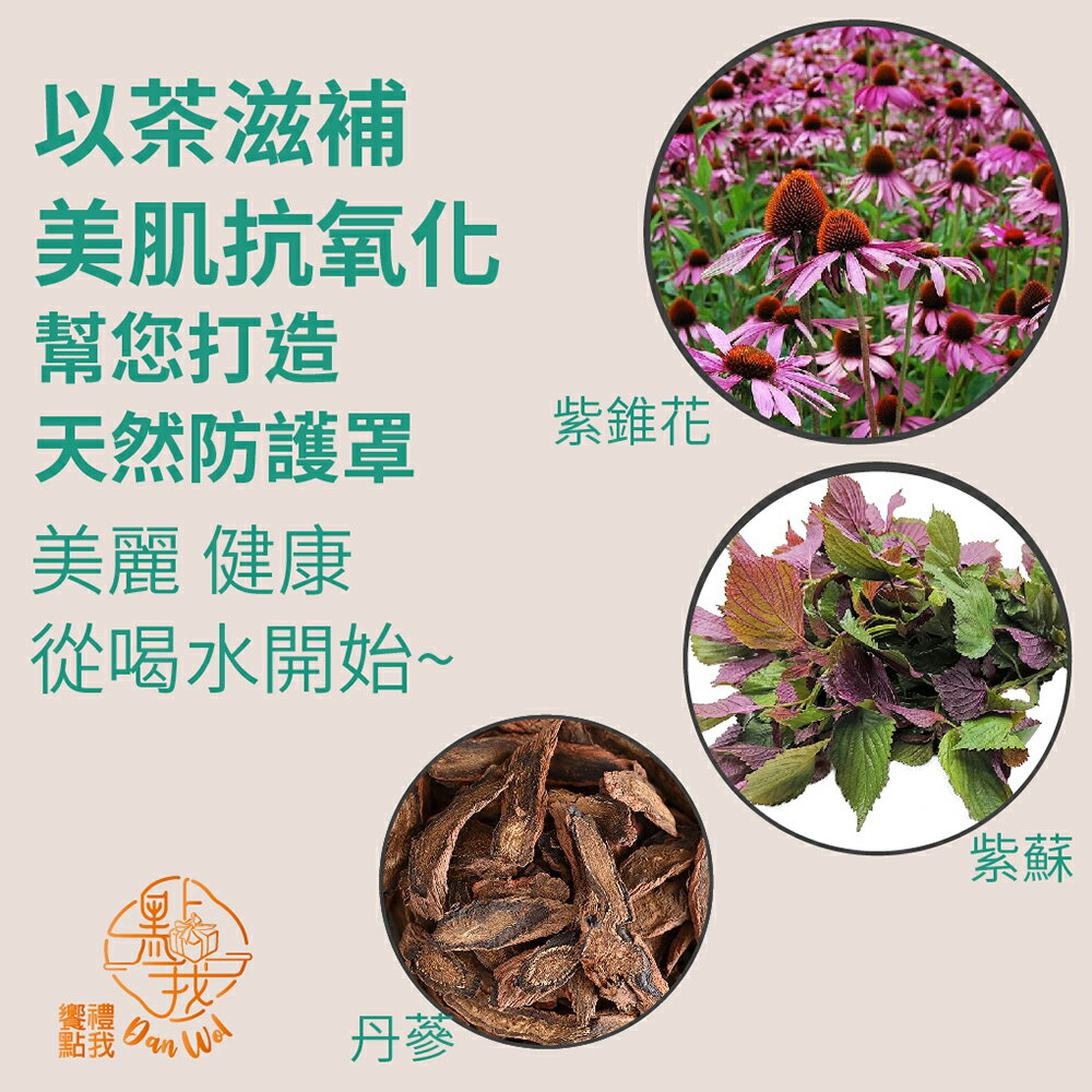 (6盒特惠) 饗禮點我 紫錐花美顏茶/養生茶 120入  無咖啡因 獨立茶包 婚宴小禮 6