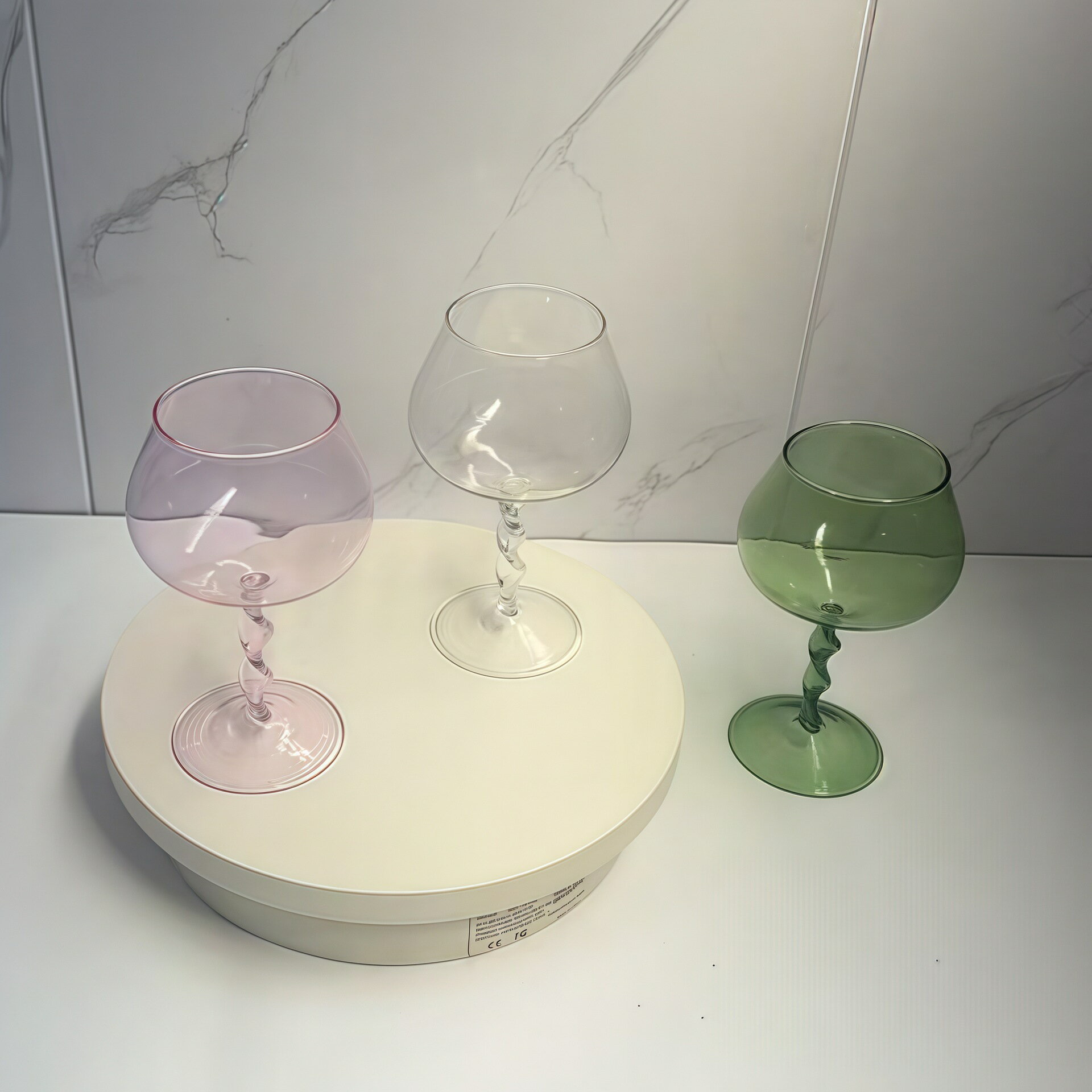 時尚創意麻花杆高腳杯簡約質感雞尾酒香檳杯家用民宿冷飲果汁杯