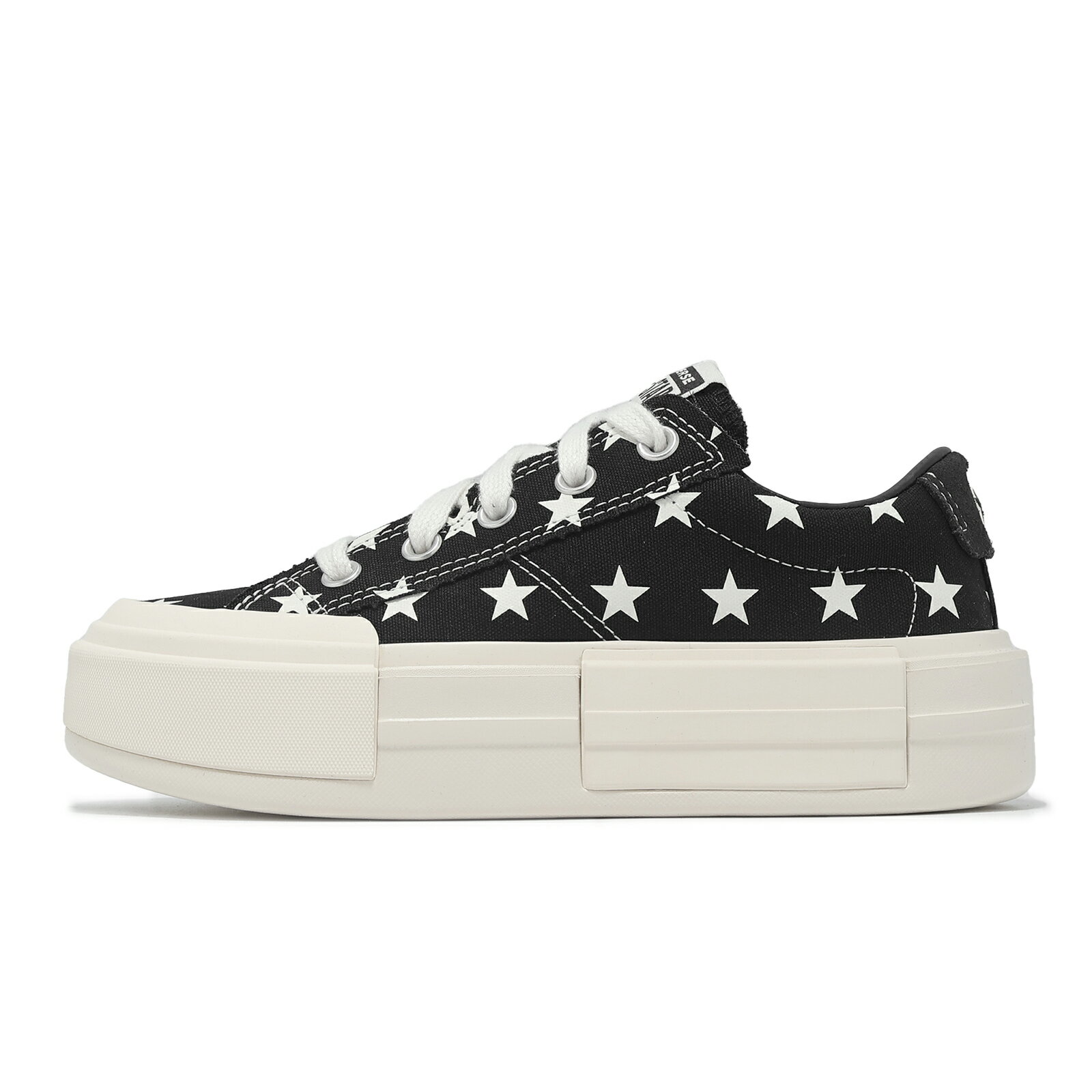 Converse 休閒鞋 Chuck Taylor All Star Cruise 大童 女鞋 厚底 黑 星星 帆布鞋
