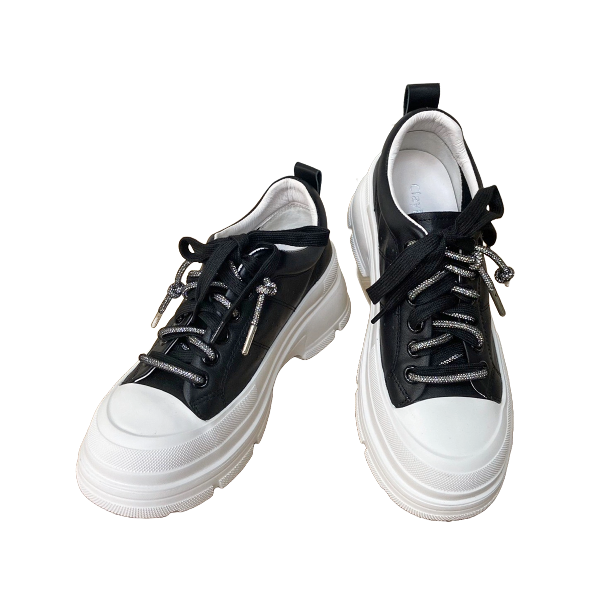 【DeSire】潮流造型厚底休閒鞋-黑色(99)