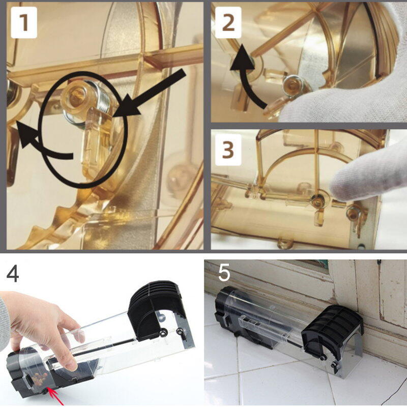 鼠洞式捕鼠器 捕鼠瓶 補鼠 老鼠夾 老鼠籠 抓老鼠 自動 捕鼠器 滅鼠器 捕獸籠【DL455】 123便利屋 4