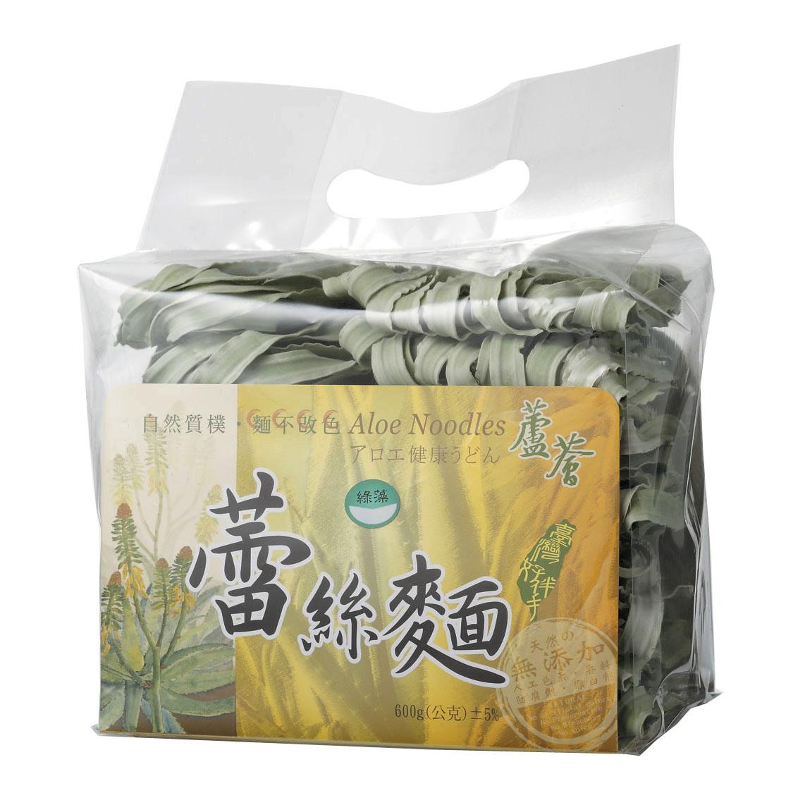 村家味 綠藻蘆薈蕾絲麵(600g/袋)