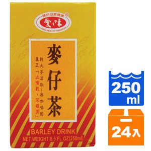 愛之味 麥仔茶 250ml (24入)/箱【康鄰超市】