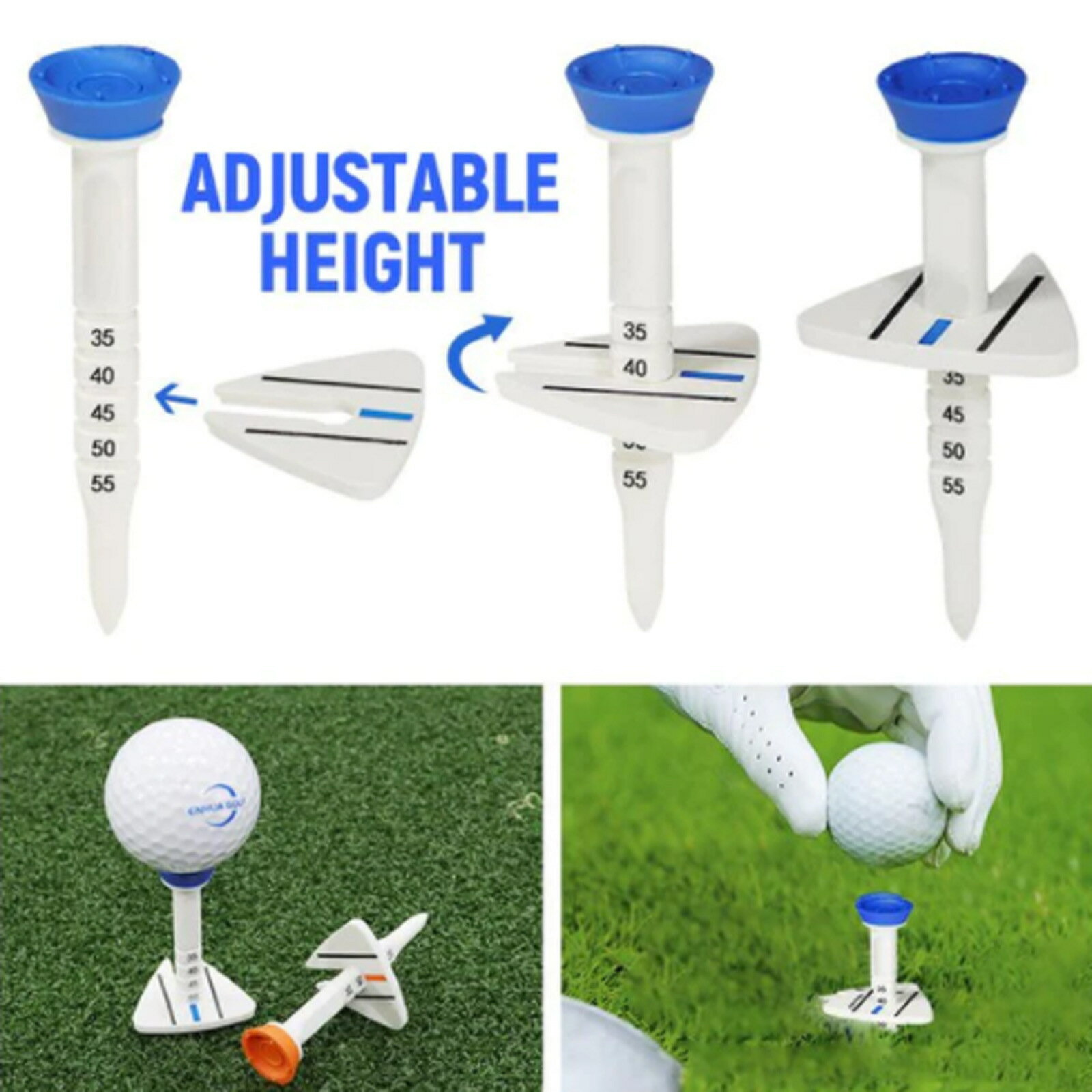 Height Adjustable Golf Tee可調節高爾夫球釘 高爾夫球釘tee