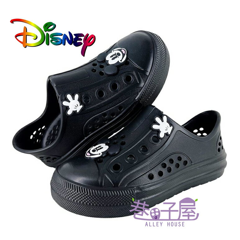 DISNEY迪士尼 童鞋 米奇 輕量 防水 洞洞鞋 [125936] 黑 MIT臺灣製造【巷子屋】