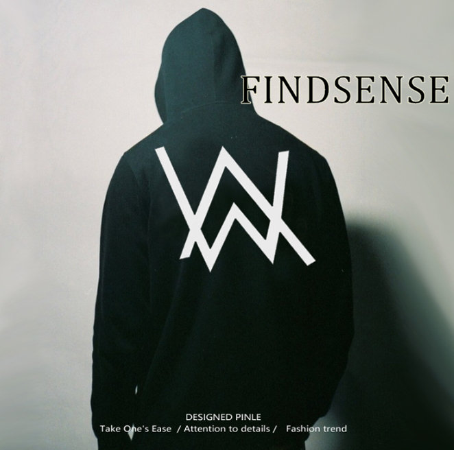 FINDSENSE Alan Walker艾倫沃克 爆紅DJ Faded MV 帽夾 連帽 上衣 帽T 實體拍攝