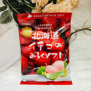日本 RIBON 立夢 北海道草莓牛奶糖 300g 大包裝 家庭號｜全店$199免運