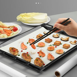 硅油紙烘焙烤箱家用耐高溫盒裝燒烤盤烤肉吸油紙食物專用錫紙不粘