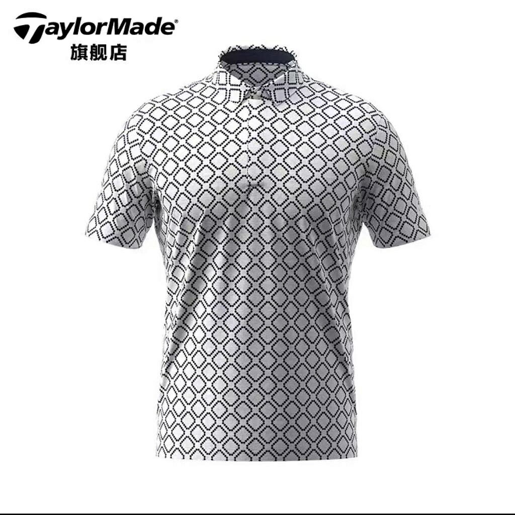 TaylorMade泰勒梅高爾夫服裝男士夏季新款運動透氣golf短袖POLO衫