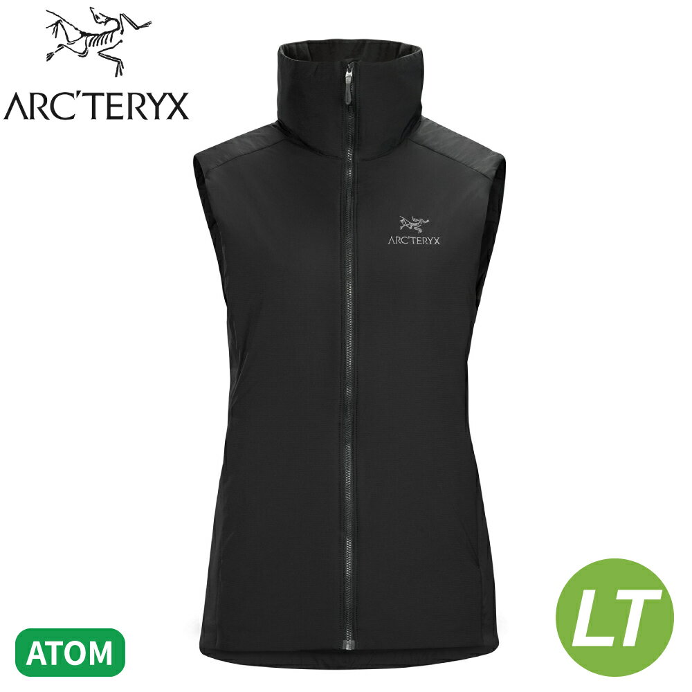 【ARC'TERYX 始祖鳥 女 Atom LT 化纖背心《黑》】24113/防潑水/輕薄背心/防風/可壓縮