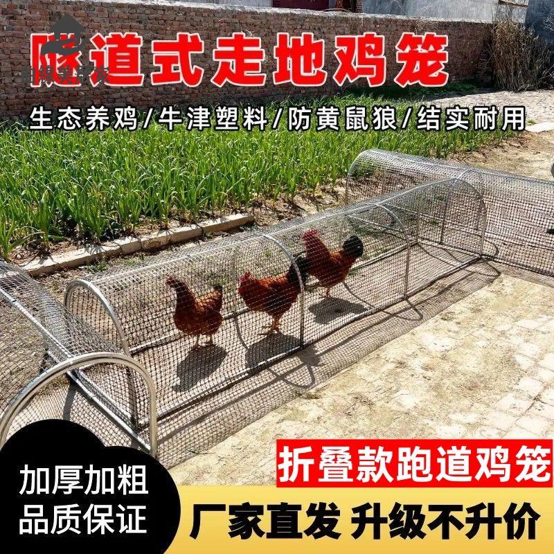 免運開發票 雞籠 養殖籠 兔籠 走地雞籠跑道養雞隧道籠子農場戶外溜達雞籠子家用 八折下殺ly14
